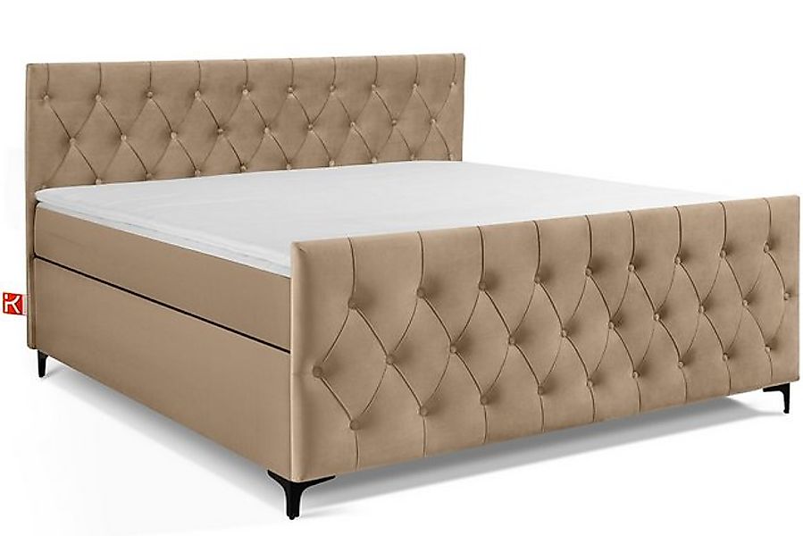 KONSIMO® Boxspringbett ARDEA Polsterbett, Doppelbett, Elegant, hergestellt günstig online kaufen