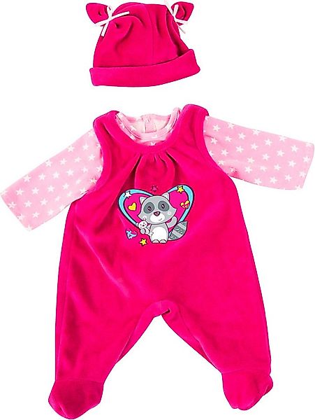 Bayer Puppenkleidung Latzhose Waschbär 46 cm (Set, 3-tlg) günstig online kaufen