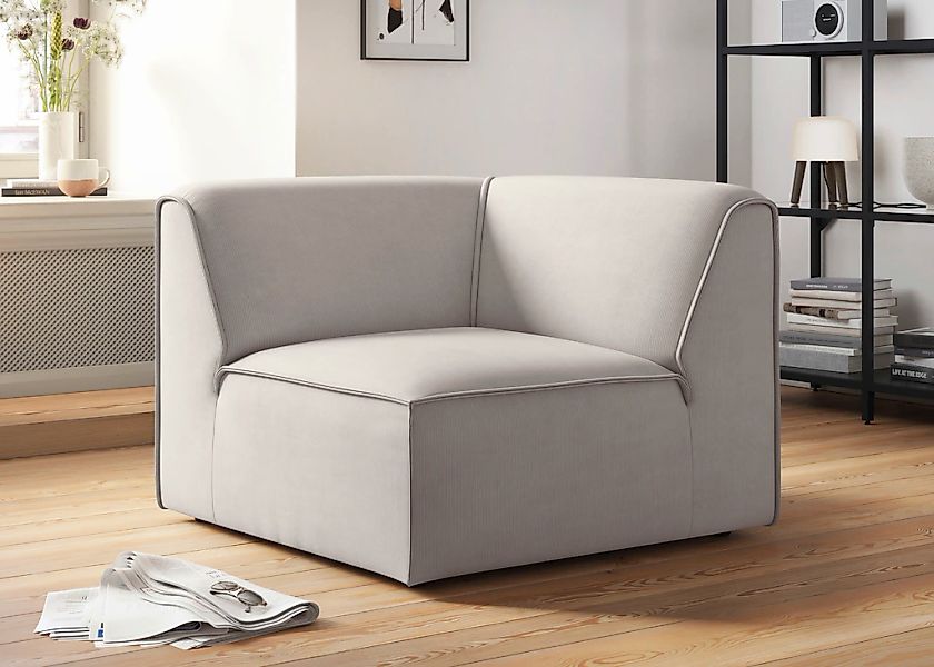 RAUM.ID Sofa-Eckelement "Merid, Sofaelement, Maße B/T/H: 97/97/46 cm", als günstig online kaufen