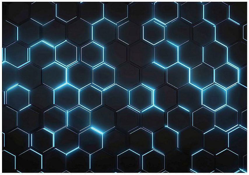 Wallarena Fototapete Kinderzimmer Hexagon Geometrich Junge Kinder Vlies Tap günstig online kaufen