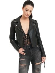 trueprodigy Lederjacke Jade mit Reißverschluss Details günstig online kaufen