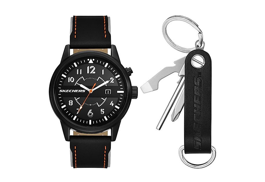 Skechers Quarzuhr SETS SR8505, (Set, 2-tlg., mit Multifunktionsschlüsselanh günstig online kaufen