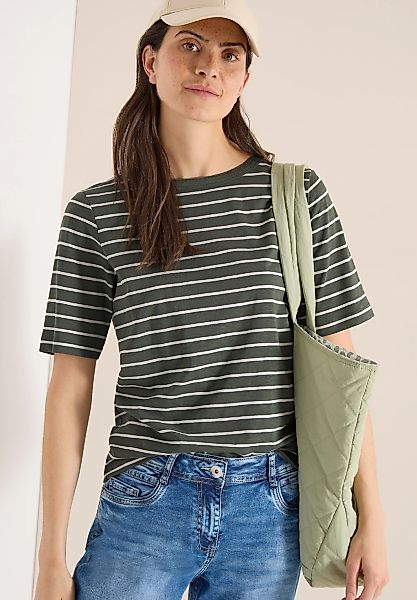 Cecil Rundhalsshirt Jersey günstig online kaufen