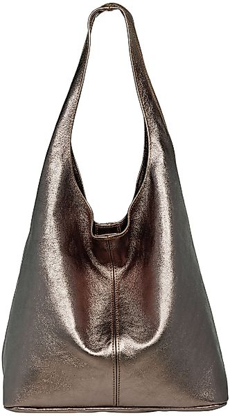 Caspar Schultertasche große Damen Wildleder Tasche günstig online kaufen
