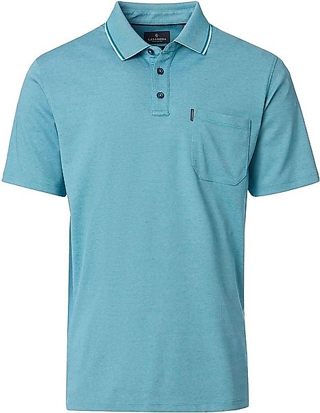 Casa Moda Poloshirt Stretch Türkis - Größe 6XL günstig online kaufen