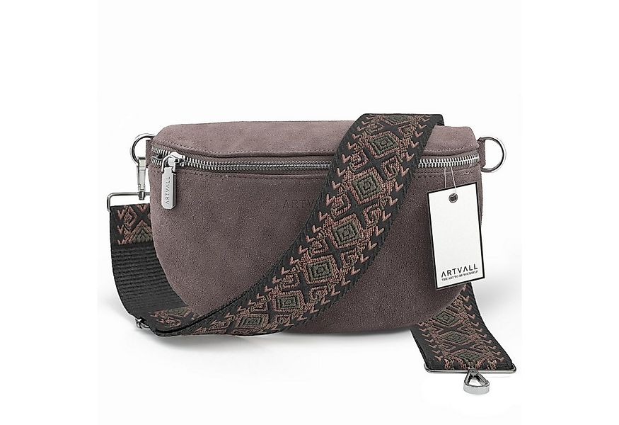 ARTVALL Umhängetasche Wildleder Handtasche Brusttasche Crossbody Lila (Tasc günstig online kaufen