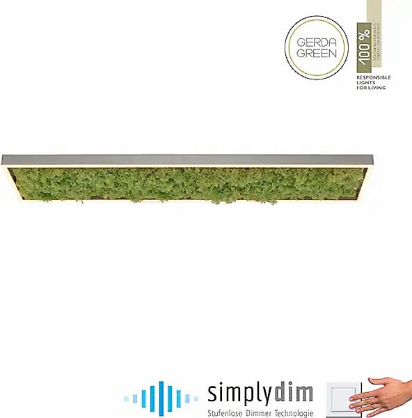 JUST LIGHT Deckenleuchte »GREEN KNUT« LED-Board 1 Stk. Warmweiß günstig online kaufen