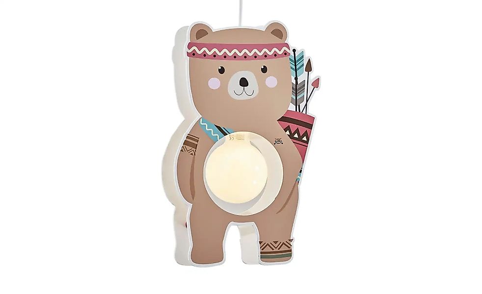 Pendelleuchte  Bär Björn ¦ braun ¦ Maße (cm): B: 30 T: 9.0 Lampen & Leuchte günstig online kaufen