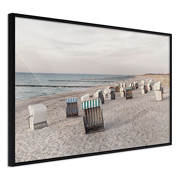 Poster - Baltic Beach Chairs günstig online kaufen