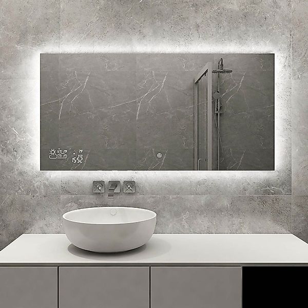 Heidenfeld Infrarotheizung Spiegelheizung HF-HS200 inkl. Touchdisplay günstig online kaufen