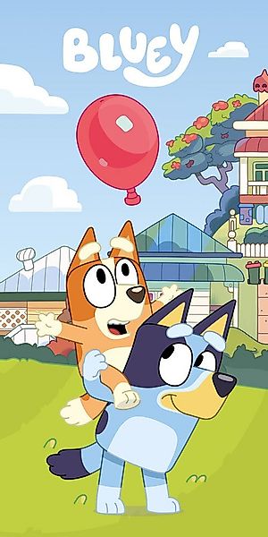 Bluey Strandtuch Bluey Badetuch Handtuch Strandtuch 70 x 140 cm günstig online kaufen