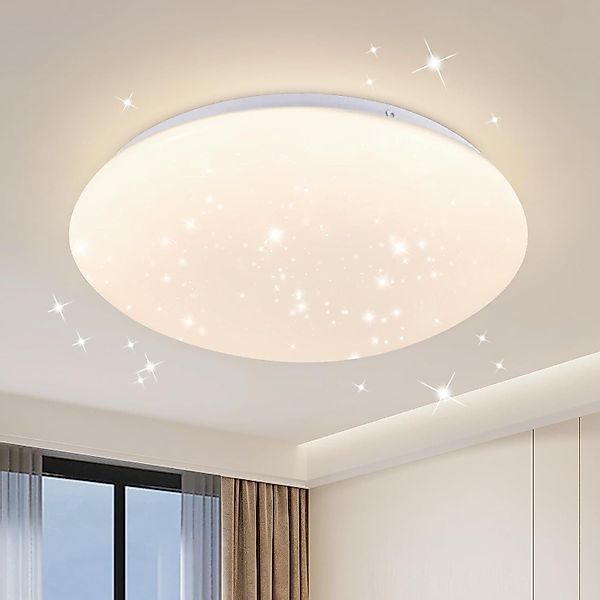Nettlife LED Deckenleuchte Sternenhimmel Weiß Schlafzimmer günstig online kaufen