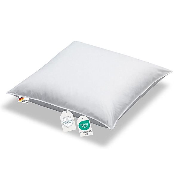 Extra dickes Kopfkissen 2000g 100% neue sibirische Federn 80x80 fest günstig online kaufen