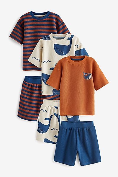 Next Pyjama Kurze Schlafanzüge, 3er-Pack (6 günstig online kaufen
