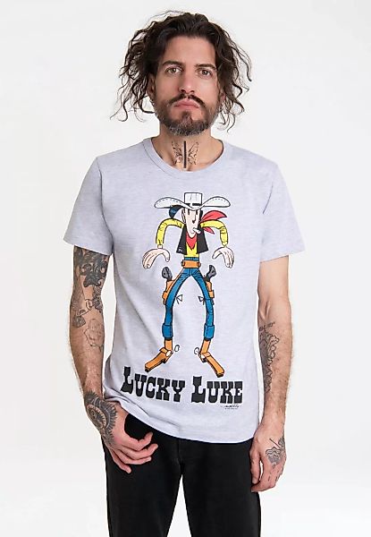 LOGOSHIRT T-Shirt "Lucky Luke", mit lizenziertem Print günstig online kaufen