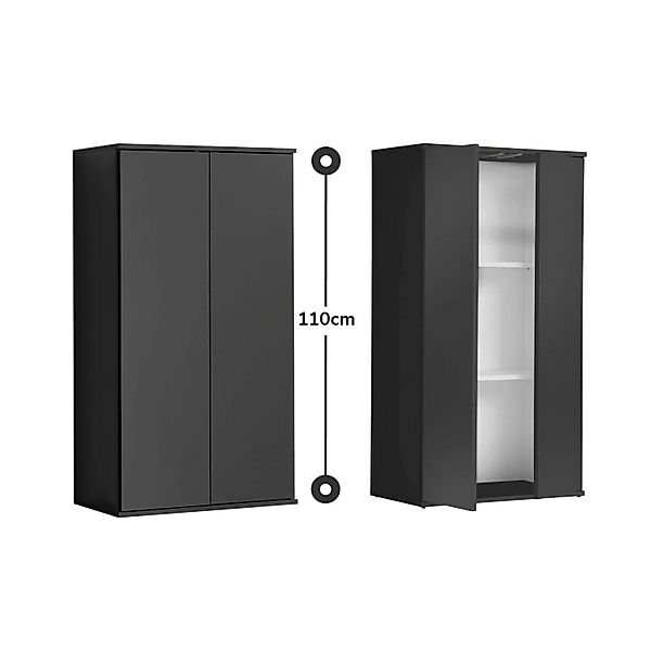 mokebo Mehrzweckschrank Der Schlanke (mit 2 günstig online kaufen