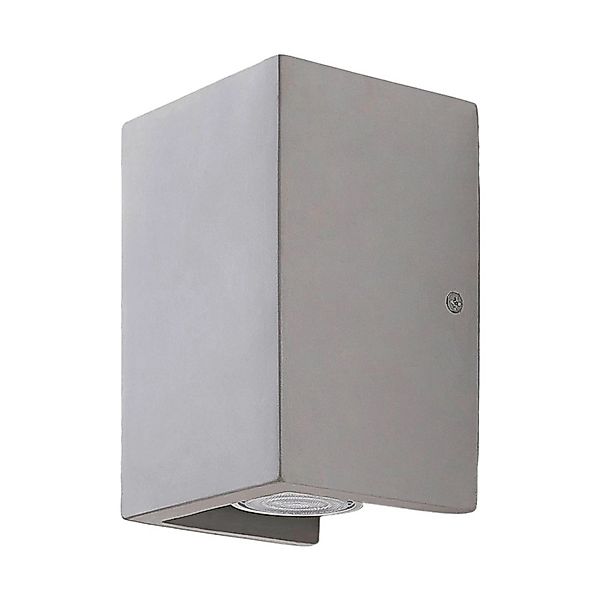 Lindby Beton Wandleuchte Wandlampe Innen Gerda 9621926 Modern in Alu aus Be günstig online kaufen