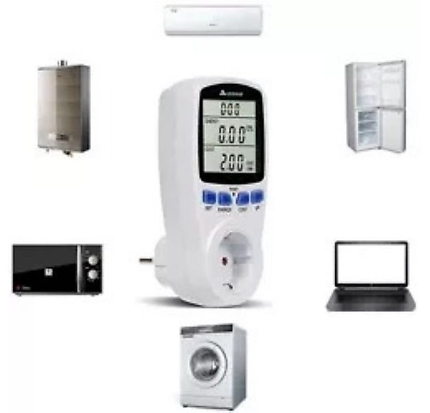 IZOXIS Energiekostenmessgerät Strommessgerät Digitaler Energieverbrauchszäh günstig online kaufen