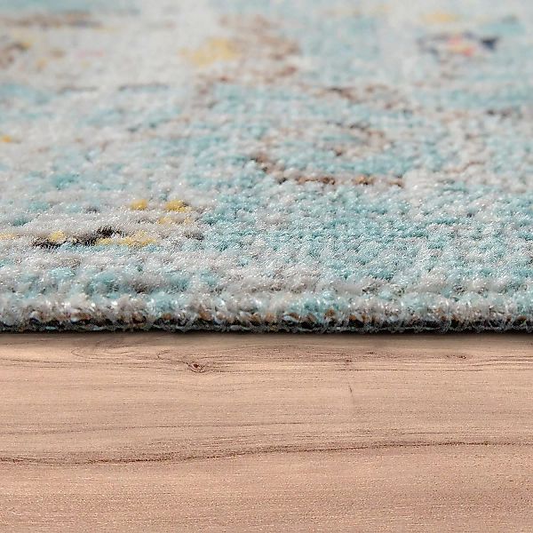 Paco Home Teppich »Artigo 401«, rund, 4 mm Höhe, Kurzflor, Orient-Optik, Vi günstig online kaufen