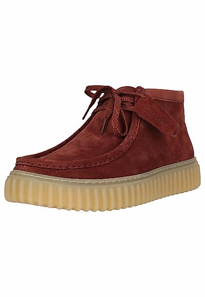 Clarks Schnürschuh "Torhill High" mit verstecktem Gummizug günstig online kaufen