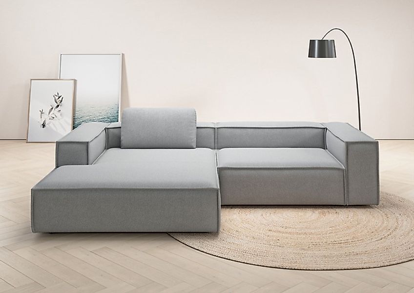 Places of Style Ecksofa »Watertown, modernes XXL L-Form, 306 cm breit«, Gro günstig online kaufen