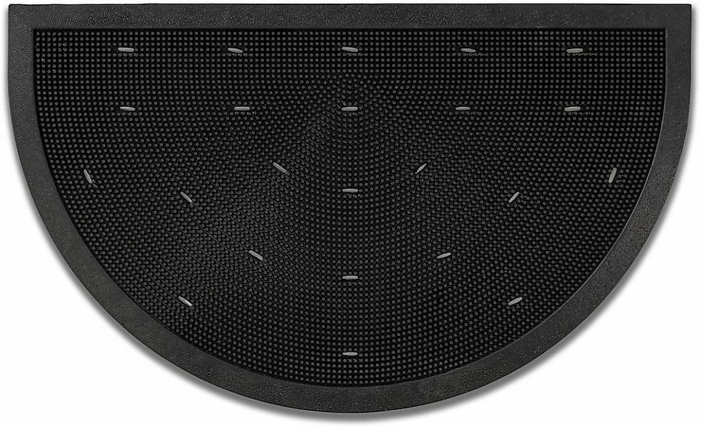 ASTRA Fußmatte "Border Pin" halbrund 7 mm Höhe Schmutzfangmatte, Türmatte, günstig online kaufen