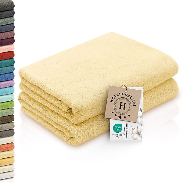 ZOLLNER Duschtücher, Walkfrottier (2-St), 70 x günstig online kaufen