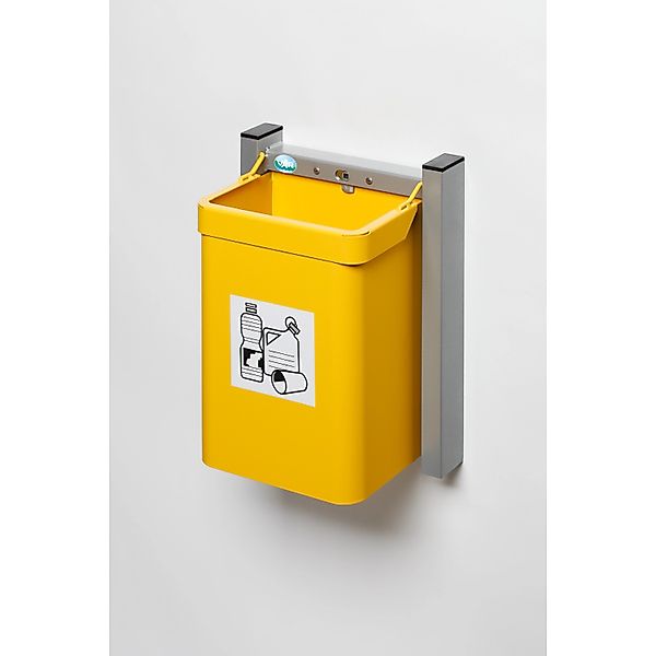 PROREGAL Robuster Abfallsammler 1 Fach Mit Wandhalterung 15 Liter HxBxT 42, günstig online kaufen