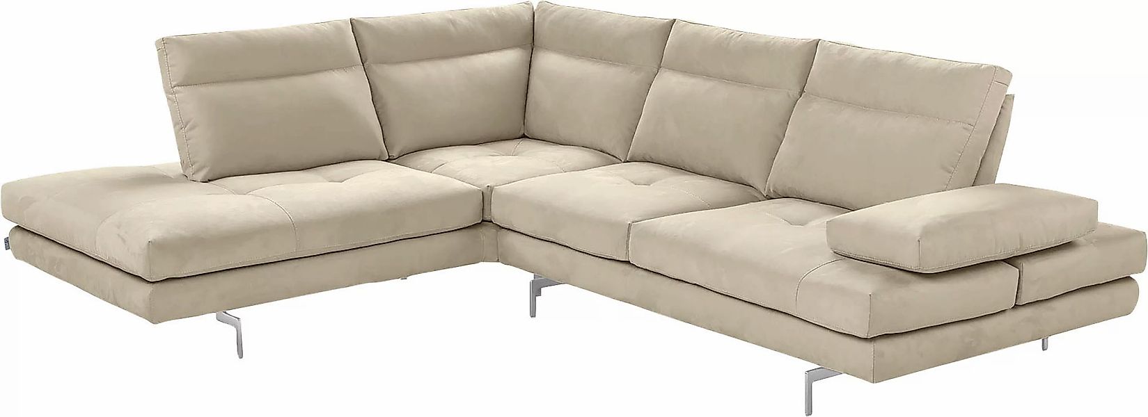 CALIA ITALIA Ecksofa »Toby Wing, L-Form, Multifunktionssofa, bequem und ede günstig online kaufen