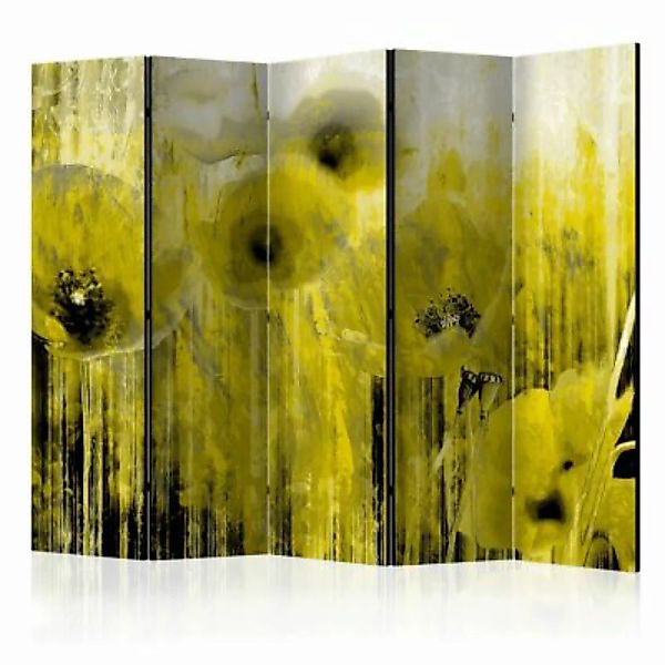 artgeist Paravent Yellow madness II [Room Dividers] gelb-kombi Gr. 225 x 17 günstig online kaufen