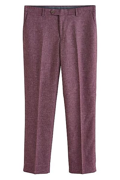 Next Anzughose Strukturierte Tailored Fit Anzughose aus Leinen (1-tlg) günstig online kaufen