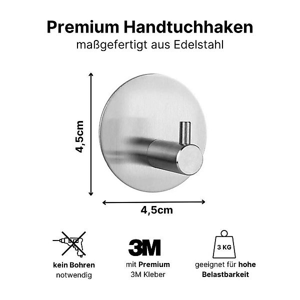 LIVINA HOME Handtuchhaken Haken selbstklebend Bad günstig online kaufen