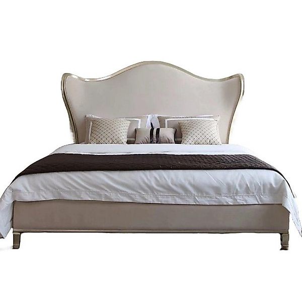 JVmoebel Bett Doppel Schlaf Zimmer Betten Klassisch Hotel 180x200cm Beige, günstig online kaufen