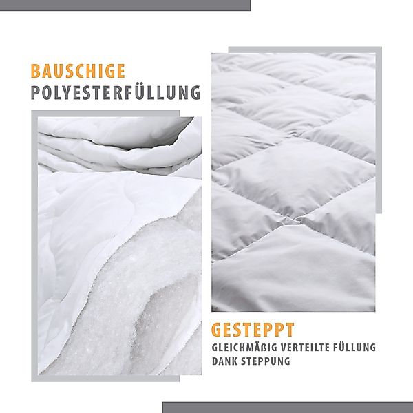 Amazinggirl Einziehdecke Bettdecke Steppdecke Schlafdecke Ganzjahresdecke, günstig online kaufen