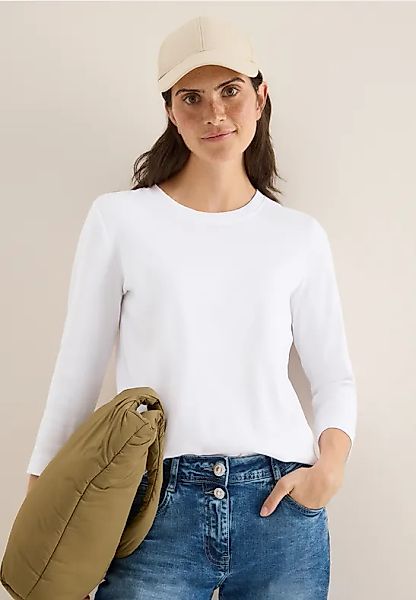 Shirt mit Rippstruktur günstig online kaufen