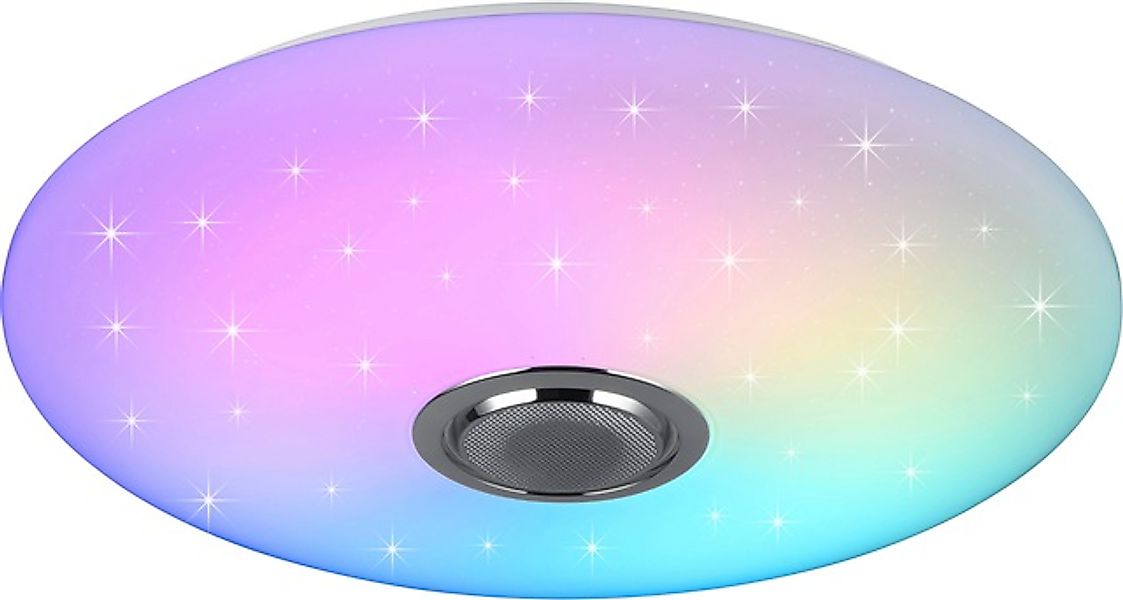 REALITY Leuchten LED Deckenleuchte »MUSICA, LED Deckenlampe mit Bluetooth L günstig online kaufen