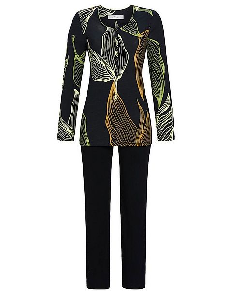 Ringella Pyjama RINGELLA Pyjama mit Knopfleiste 'Blätter im Wind' günstig online kaufen