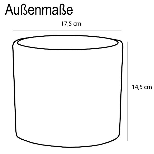 Annastore Übertopf Keramik Blumenübertopf -Pflanztopf Blumentopf günstig online kaufen