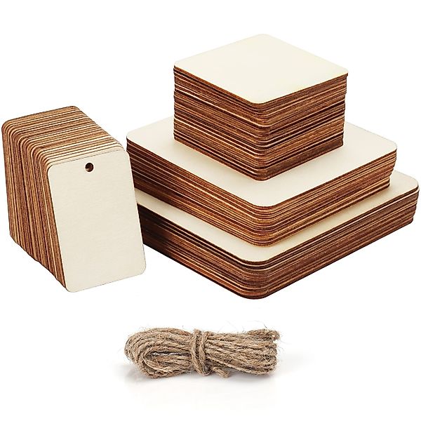 Belle Vous Dekoobjekt Holzfliesen für Bastelarbeiten, günstig online kaufen