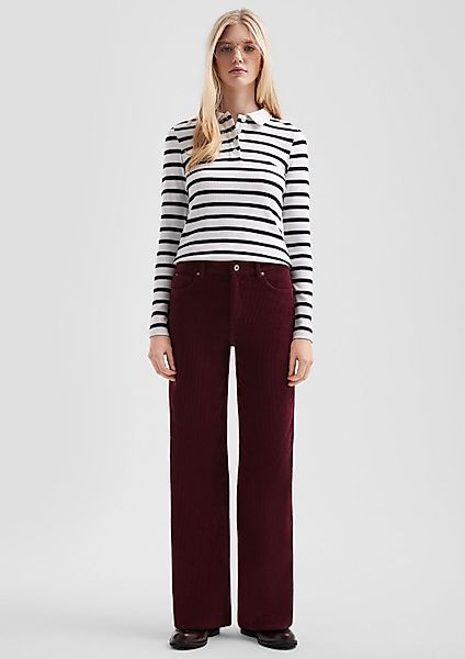 QS Chinos Hose Cordhose mit weitem günstig online kaufen