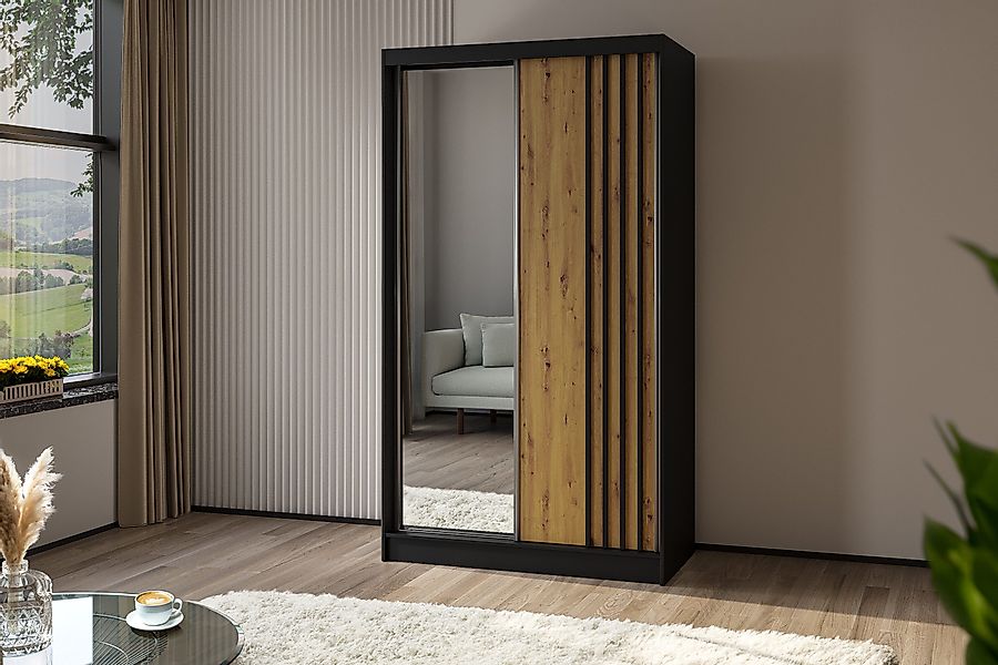 ALTDECOR Schiebetürenschrank NALLA (Kleiderschrank Garderobenschrank mit günstig online kaufen