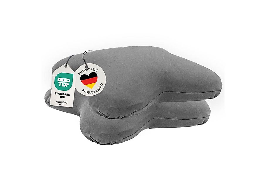 casimum Kissenbezug Schonbezüge für Schmetterlingskissen BUTTERFLY - GRAU, günstig online kaufen