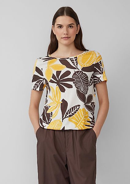 s.Oliver Kurzarmshirt Jersey-T-Shirt im O-Shape mit günstig online kaufen
