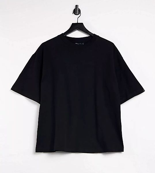 ASOS DESIGN Maternity – Super-Oversize-T-Shirt in Schwarz günstig online kaufen
