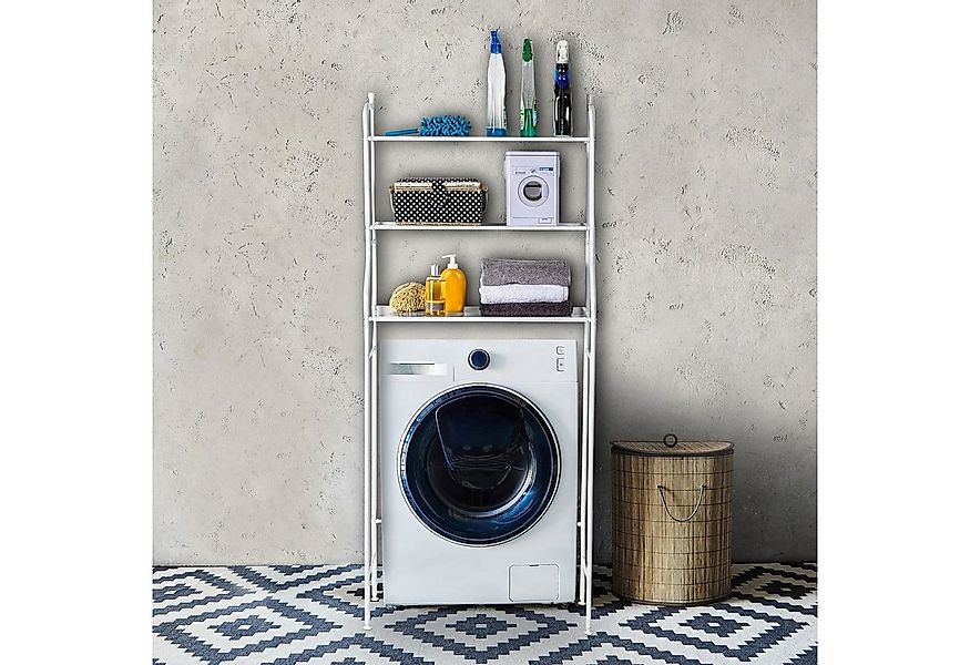 Haushalt International Waschmaschinenumbauschrank Waschmaschinenregal 3 Abl günstig online kaufen