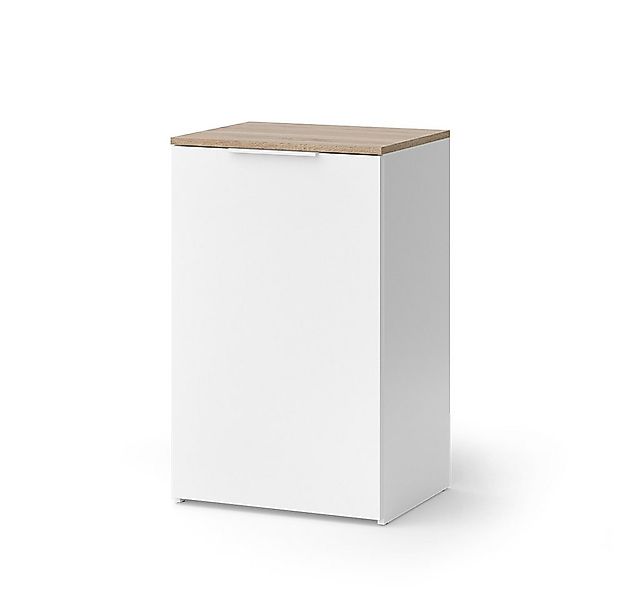 Vicco Highboard Wido, Weiß/Sonoma, 50 x 80 cm mit Regal günstig online kaufen