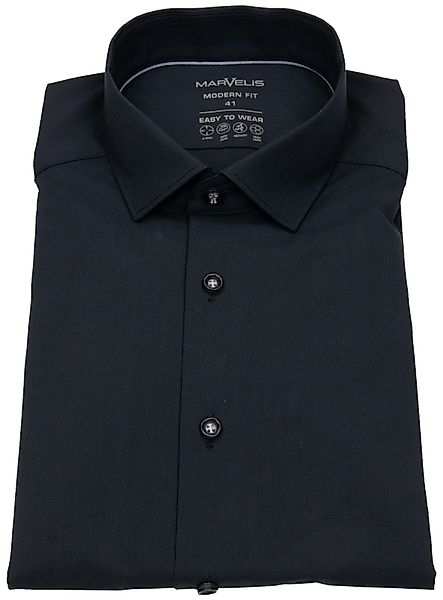 MARVELIS Businesshemd Modern Fit leicht tailliert günstig online kaufen