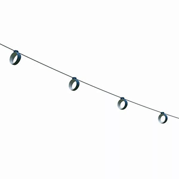 Lichtgirlande im Freien Hoop LED plastikmaterial blau LED / Außen - 12 Mete günstig online kaufen