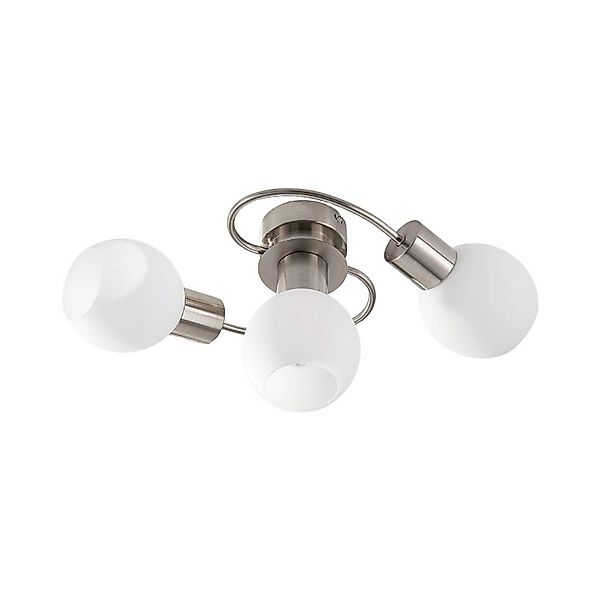 Lindby Deckenlampe Ciala 9621008 Modern in Alu aus Glas 3-flammig E14 Wohnz günstig online kaufen
