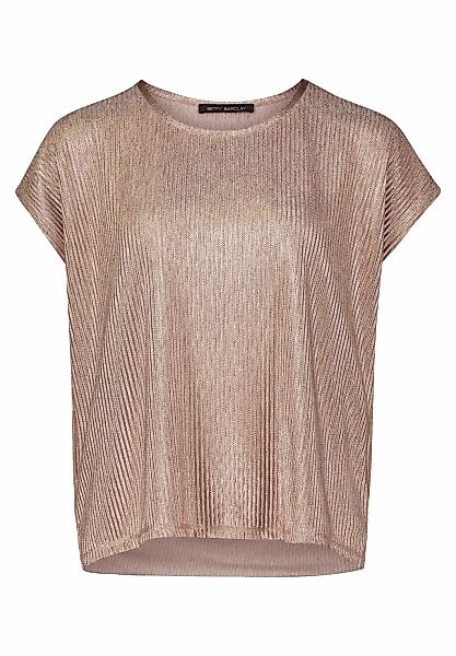 Betty Barclay Kurzarmshirt "Betty Barclay Damen Casual-Shirt mit Glanzeffek günstig online kaufen